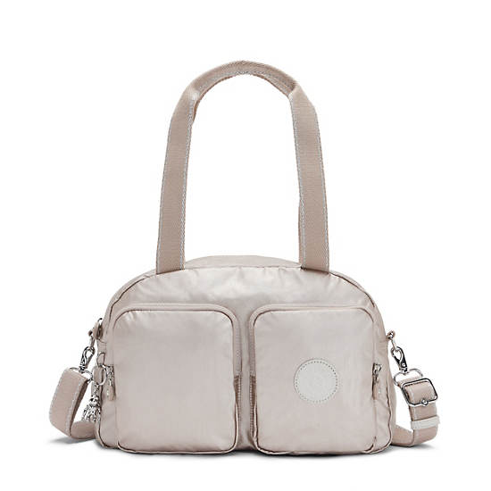 Bolsa De Hombro Kipling Cool Defea Metallic Beige | MX 1396YX